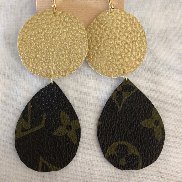 Leather Earrings - Picture 3 of 4